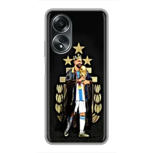 Чохли для OPPO A58 (4G) (Leo чемпіон) (AlphaPrint) (Мессі Король)