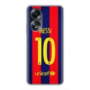 Чехлы Месси для OPPO A58 (4G) (AlphaPrint) (Messi Barca 10)