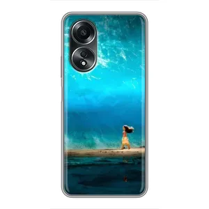 Чехол с мультфильмом Моана OPPO A58 (4G) (Океан Моана)