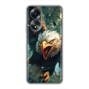 Чохол з принтом «Орел у польоті» для OPPO A58 (4G)