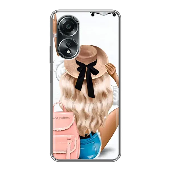 Чехол с принтом «Путешествие» для OPPO A58 (4G)