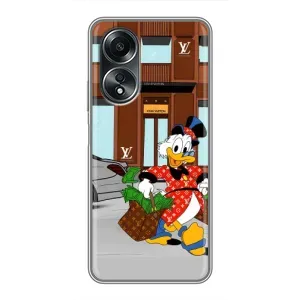 Чехлы для OPPO A58 (4G) - Скрудж МакДак Louis Vuitton (PREMIUMPrint)