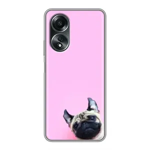 Чехлы с собаками для OPPO A58 (4G) (VPrint) (Смешная собака)