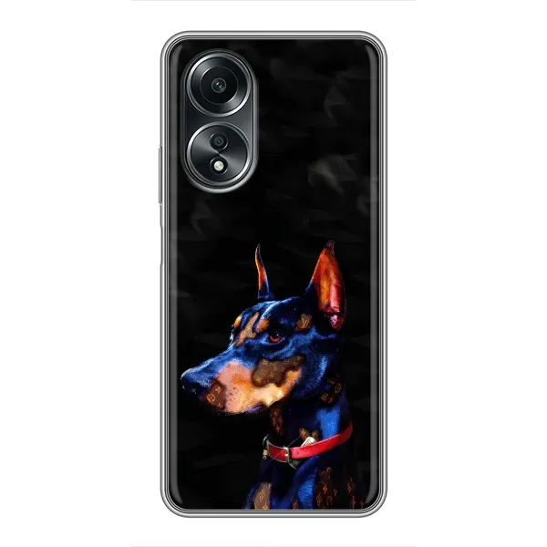 Чохол з принтом «Собака» для OPPO A58 (4G)