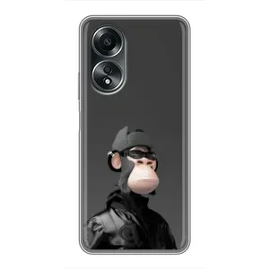 Чехлы с Обезьянами NFT для OPPO A58 (4G) (AlphaPrint) (стильная обезьяна NFT)