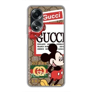 Чехол Disney Mouse OPPO A58 (4G) (PREMIUMPrint) (Стильный Микки)
