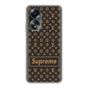 Чехол для OPPO A58 (4G) с картинкой Supreme (AlphaPrint) (Supreme LV)