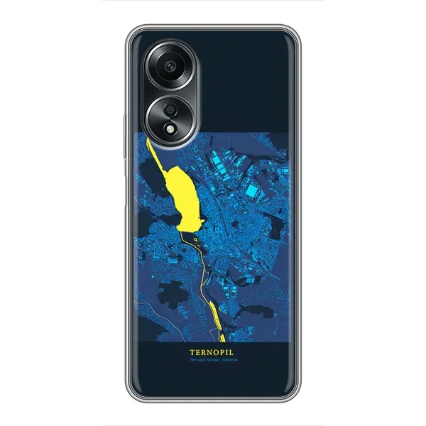 Чехол с принтом «Тернополь» для OPPO A58 (4G)
