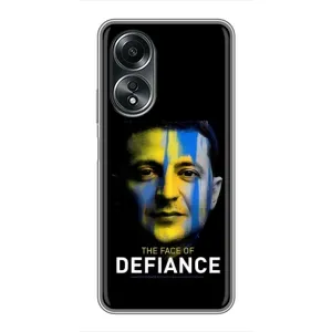 Чехол для OPPO A58 (4G) (AlphaPrint - с принтом Зеленского) (В. Зеленский)