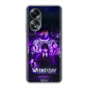 Чехол с дизайном Венздей 2 на OPPO A58 (4G)