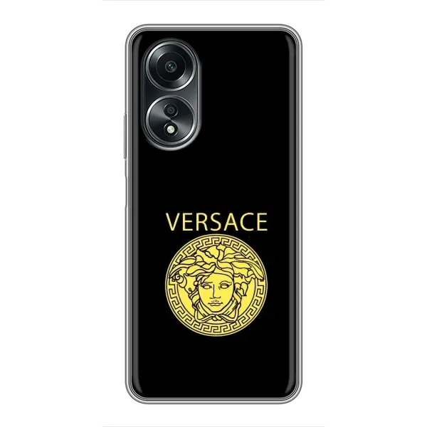 Чехол с принтом «Versace» для OPPO A58 (4G)