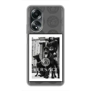 Чехлы VERSACE для Оппо А58 (PREMIUMPrint)