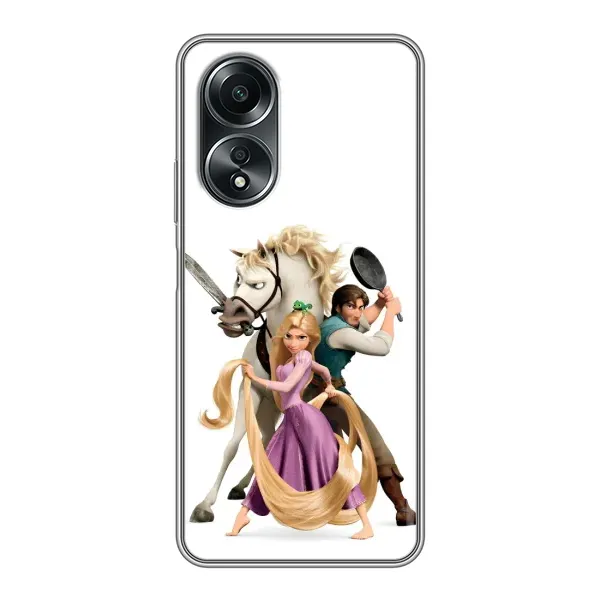 Чехол с принтом «Рапунцель и друзья» для OPPO A58 (4G)