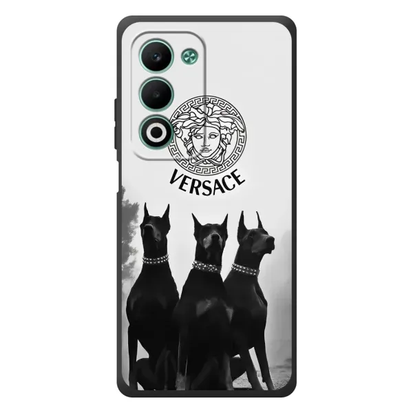 Чохол з принтом «Доберман Версаче» для OPPO A5m