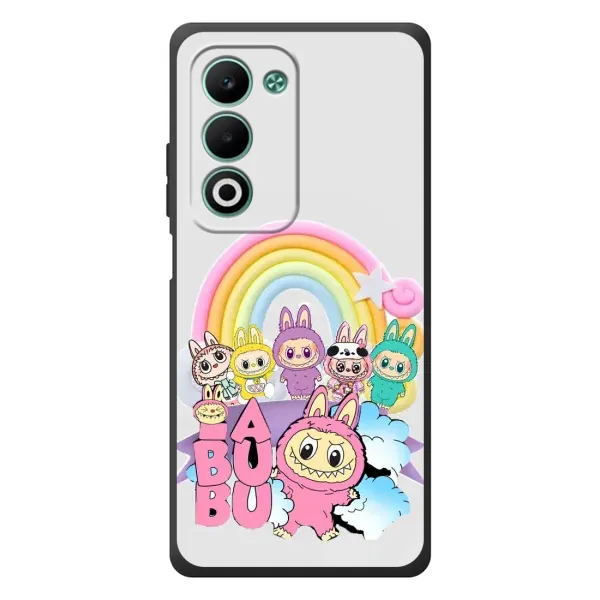 Чохол з принтом «Фон Лабубу» для OPPO A5m