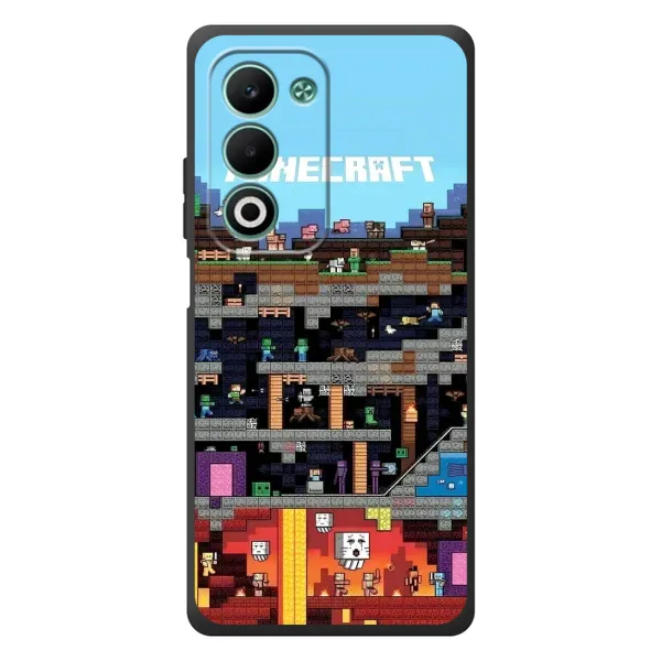 Чехол с принтом «фон Minecraft» для OPPO A5m