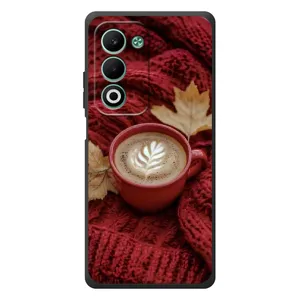 Чохол з унікальним дизайном 'Осінь з кавою' для OPPO A5m (Кава на ковдрі)