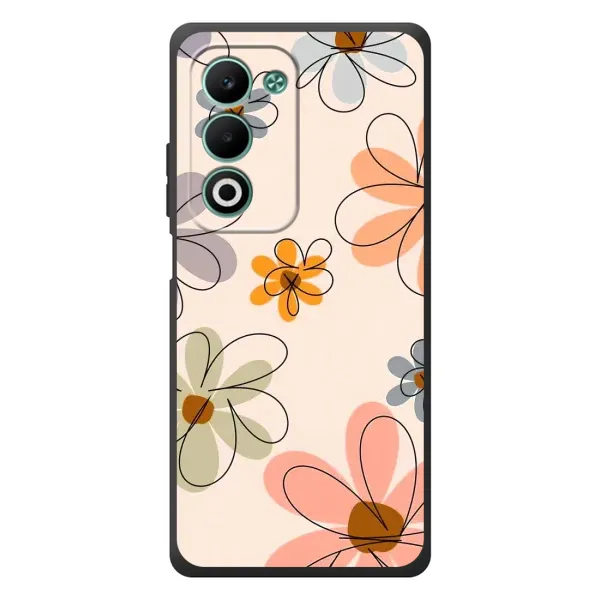 Чохол з принтом «Кольорові квіти» для OPPO A5m