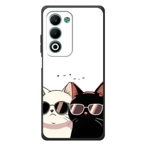 Чехол с рисунком кот на OPPO A5m (Коты в очках)