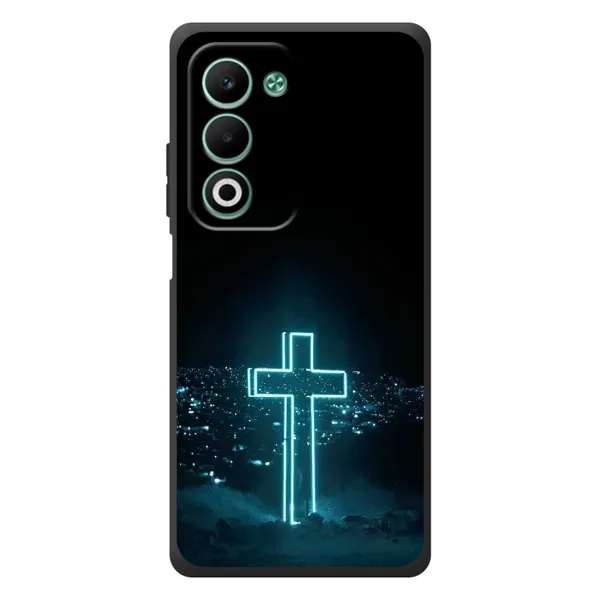 Чохол з принтом «Хрест і місто» для OPPO A5m