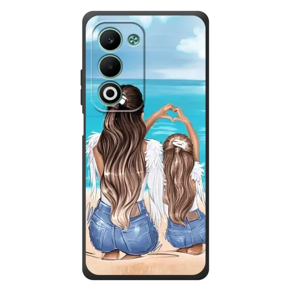 Чехол с принтом «Мама с доченькой» для OPPO A5m