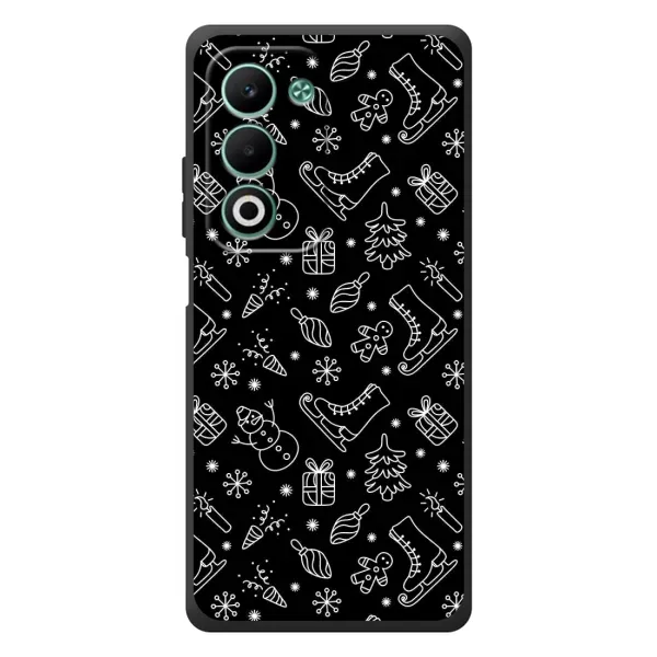 Чехол с принтом «Новогодний фон» для OPPO A5m