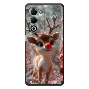 Яскравий чохол для OPPO A5m з Зимові Оленята (Олень з носом)