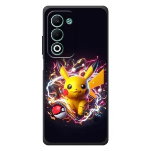 Чохол з Пікачу на OPPO A5m (Пікачу з м'ячем)