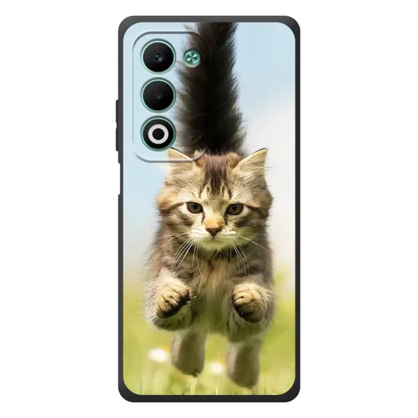 Чохол з принтом «Прижок кота» для OPPO A5m Чохол з принтом «Прижок кота» для OPPO A5m