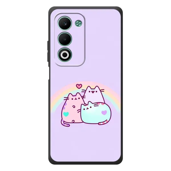Чехол с принтом «Радужные котики» для OPPO A5m Чехол с принтом «Радужные котики» для OPPO A5m