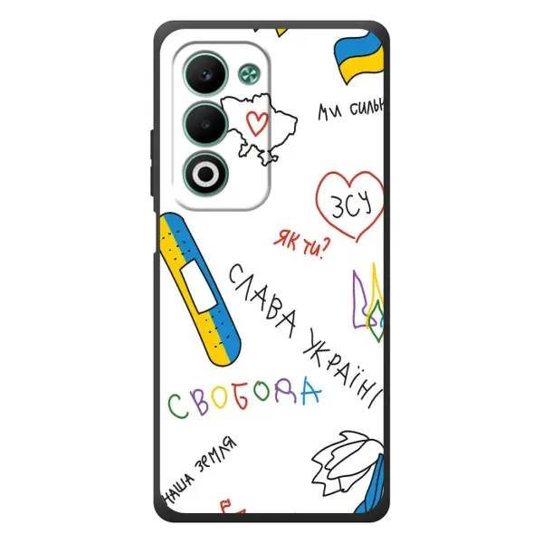 Чохол з принтом «Стикер» для OPPO A5m
