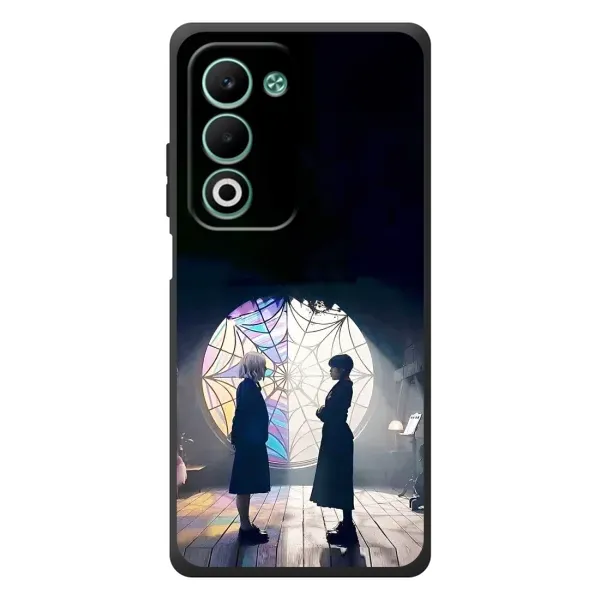Чохол з принтом «Венздей та Інід» для OPPO A5m