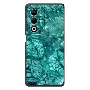 Мраморний чехол на OPPO A5m (VPrint) (Зелений мрамор)