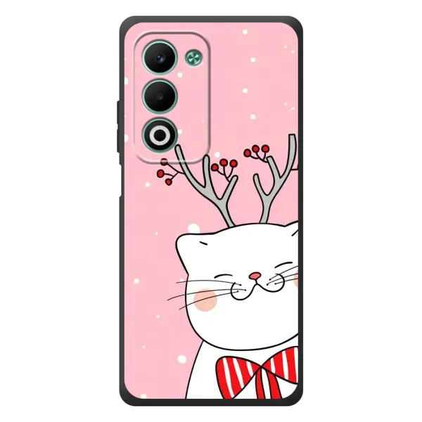 Чохол з принтом «Зимовий кіт» для OPPO A5m Чохол з принтом «Зимовий кіт» для OPPO A5m