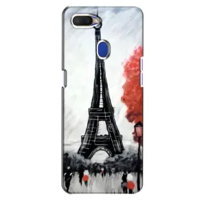 Чехол Эйфелева Башня для Oppo A5s - (AlphaPrint) (Башня в Париже)
