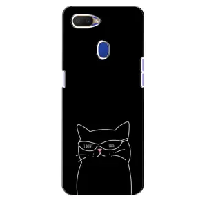 Чехол с рисунком кот на Oppo A5s (Равнодушный кот)