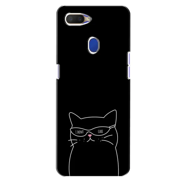 Чехол с принтом «Равнодушный кот» для OPPO A5s