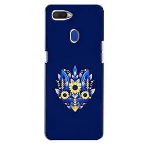 Чехлы для Oppo A5s  Укр. Символика (AlphaPrint) (Цветочный Герб)