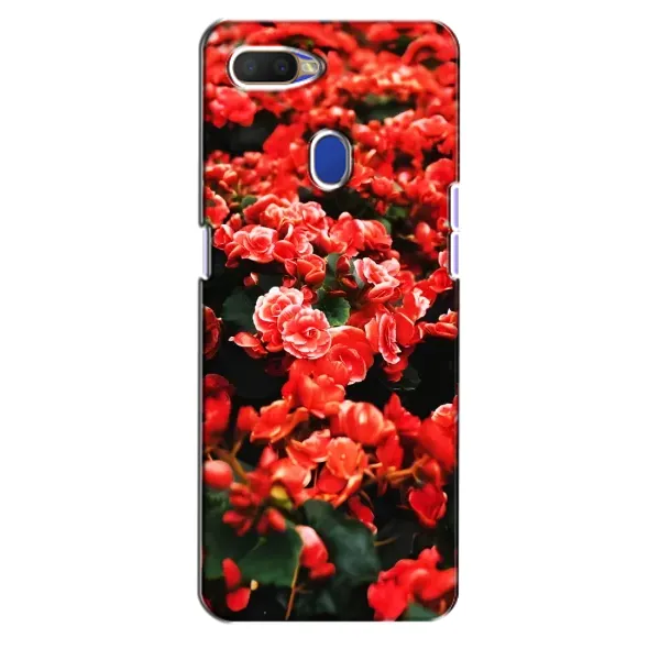 Чехол с принтом «Цветы красные» для OPPO A5s