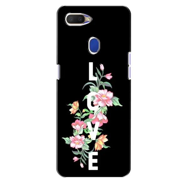 Чехол с принтом «Цветы LOVE» для OPPO A5s