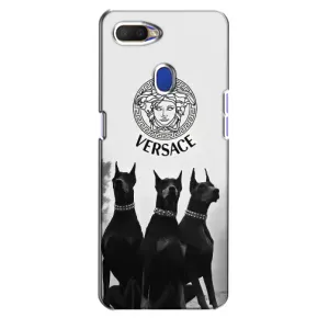Чехлы VERSACE для Оппо А5с (PREMIUMPrint) (Доберман Версаче)