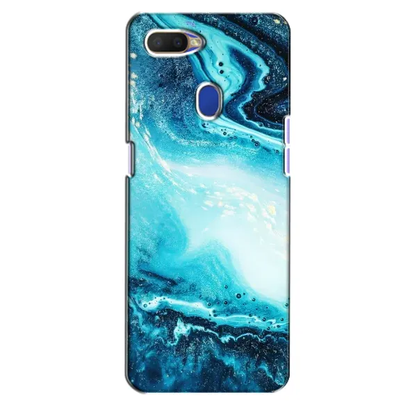 Чехол с принтом «Голубой мрамор» для OPPO A5s