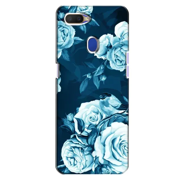 Чехол с принтом «Голубые Бутоны» для OPPO A5s Чехол с принтом «Голубые Бутоны» для OPPO A5s