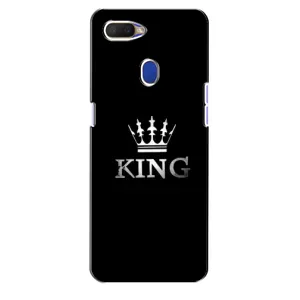 Чехол с Короной Оппо А5с - (AlphaPrint) (KING)