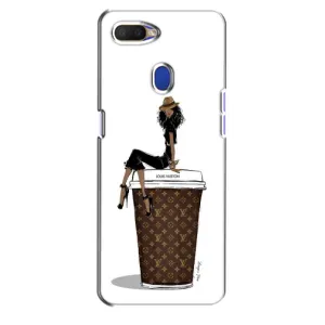 Чехлы Луи Витон для Oppo A5s (AlphaPrint - LOUIS VUITTON) (кофе LOUIS VUITTON)