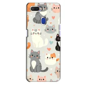 Чехол с рисунком кот на Oppo A5s (Коллаж котов)