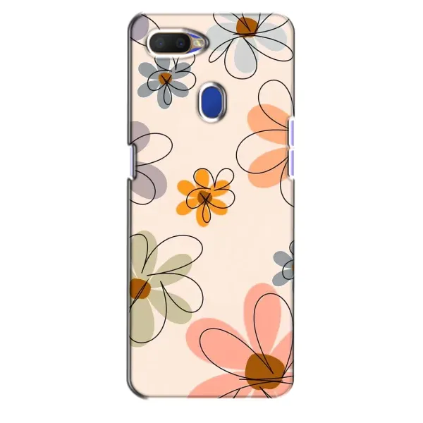 Чехол с принтом «Разноцветные цветы» для OPPO A5s