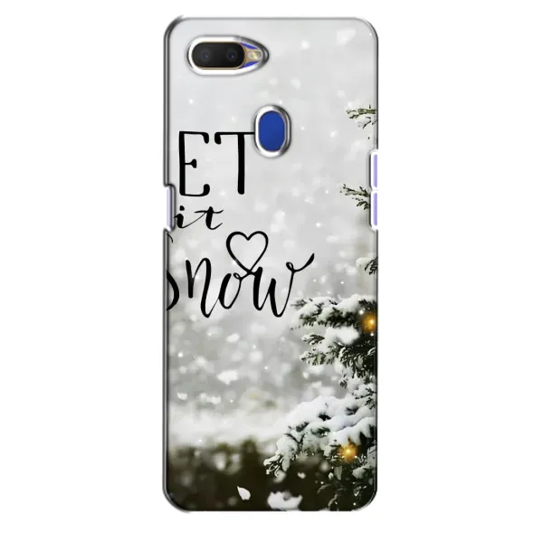 Чехол с принтом «Let it snow» для OPPO A5s