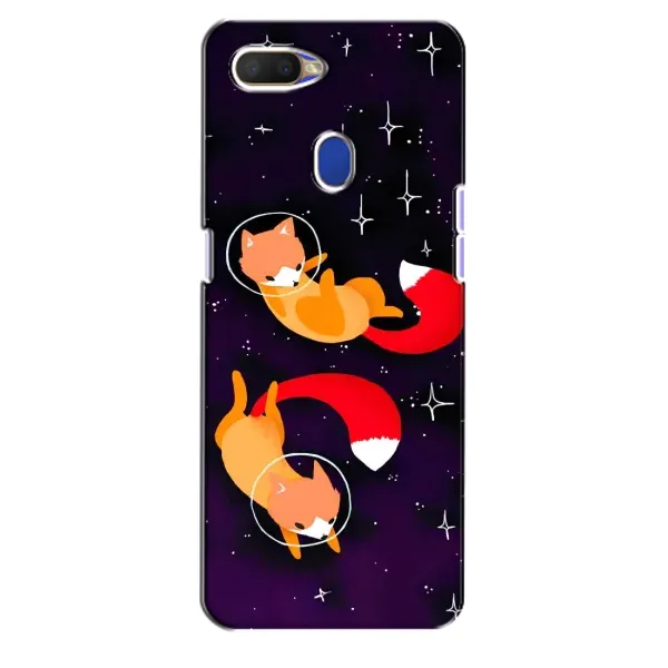 Чохол з принтом «Лисички космонавти» для OPPO A5s Чохол з принтом «Лисички космонавти» для OPPO A5s