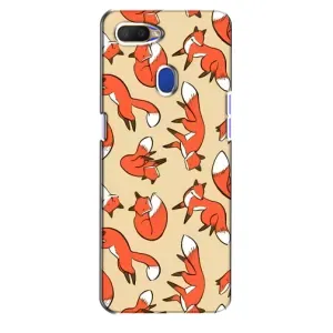 Чехлы с картинкой Лисички для Oppo A5s (VPrint) (Лисички)